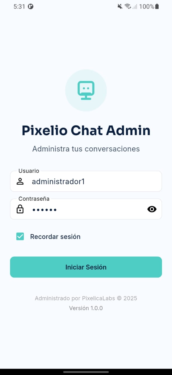 Pixelica Chat App Preview